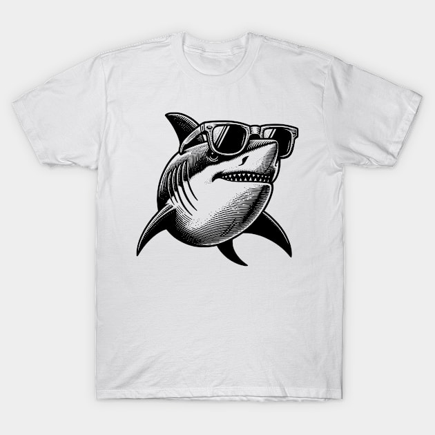 Summer Shark T-Shirt by DeeJaysDesigns
